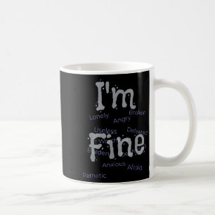 Caneca De Café Im Informação Sobre A Prevenção Contra O Suicídio
