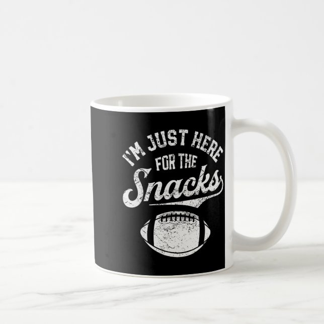 Caneca De Café I'm Just Here For The Snacks Funny Fantasy Footbal (Direita)