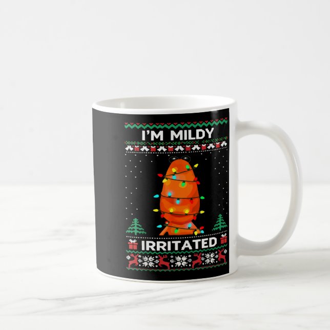 Caneca De Café I'm Mildly Irritated Marcus The Worm Christmas Fun (Direita)