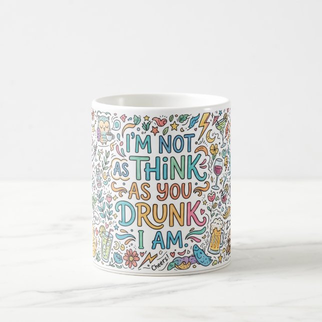 Caneca De Café I'm Not Drunk (Centro)