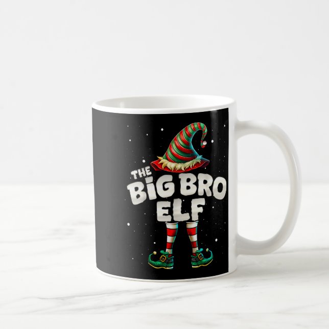 Caneca De Café I'm The Brother Elf Family Matching Group Christma (Direita)