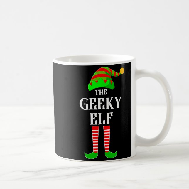 Caneca De Café I'm The Geeky Elf Family Matching Costume Christma (Direita)