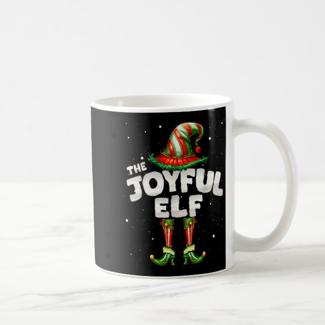 Caneca De Café I'm The Joyful Elf Family Matching Group Christmas (Direita)