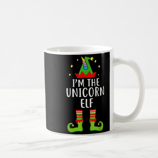 Caneca De Café I'm The Unicorn Elf Matching Family Group Christma (Direita)