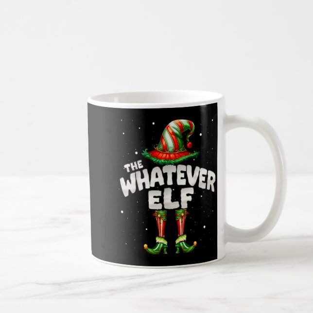 Caneca De Café I'm The Whatever Elf Family Matching Group Christm (Direita)