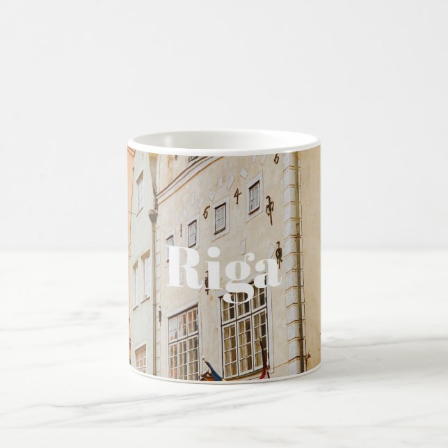 Caneca De Café Ímã de Foto Flexível da Cidade de Riga (Centro)