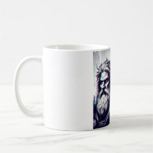 Caneca De Café  image of the gods zeus and odin togethe