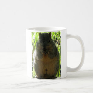 Caneca De Café Imagem bonito de um esquilo pequeno que come uma
