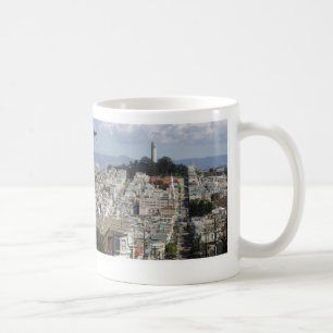 Caneca De Café Imagem Cena da Torre de Coit