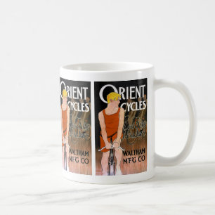Caneca De Café Imagem da bicicleta do vintage - ciclos de Oriente