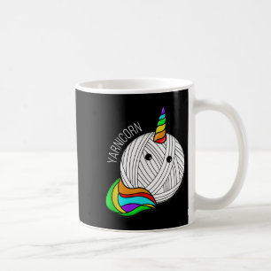 Caneca De Café Imagem de Arte em Arte Engraçado - Yarn Horn Croch