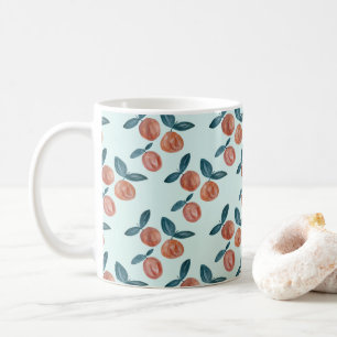 Caneca De Café Imagem de Peach Pattern