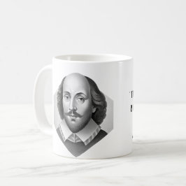 Caneca De Café Imagem de William Shakespeare ilustração de Hamlet