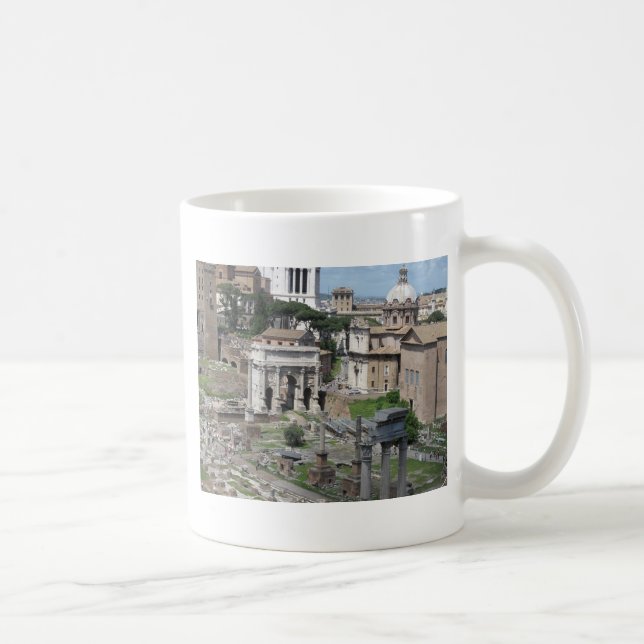 Caneca De Café Imagem do fórum romano (Direita)