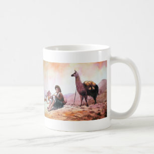 Caneca De Café Imagem do lama de Cusco Peru