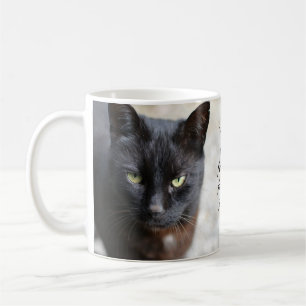 Caneca De Café Imagem do Lover Gato Preto com Coff de Cotação Mot