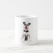 Imagem do schnauzer em miniatura branca Mug