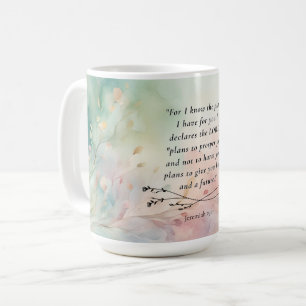 Caneca De Café Imagem do versículo da Bíblia Jeremias 29:11