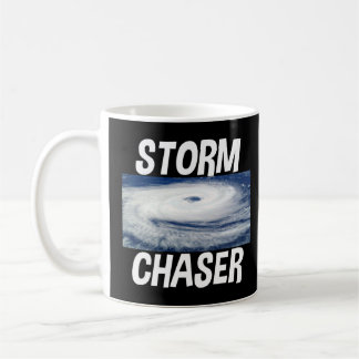 Caneca De Café Imagem Meteorológica do Furacão Tempestade Chaser