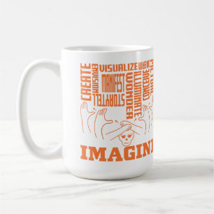 Caneca De Café Imagine - Design ASL