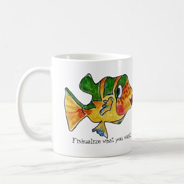 Caneca De Café ImaginOCEAN Cartoon Box Fish (Esquerda)