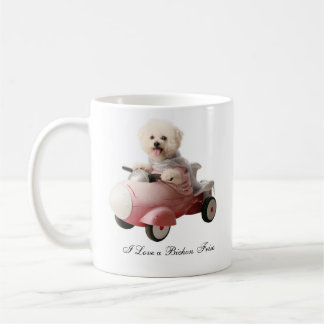 Caneca De Café IMG_9670-F1, eu amo um Bichon Frise