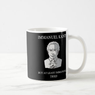 Caneca De Café Immanuel Kant Funny Filosofia Dizendo Presente