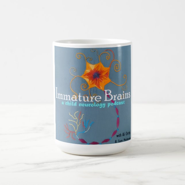 Caneca De Café Immature Brains: A Child Neurology Podcast (Centro)