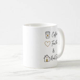 Caneca De Café Imóveis Fé Café