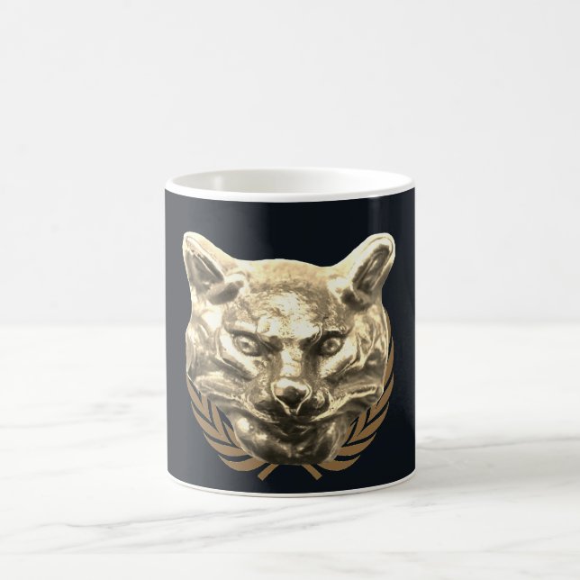 Caneca De Café Imperator Cat – Vergoldete Katze Goldener Kater (Centro)