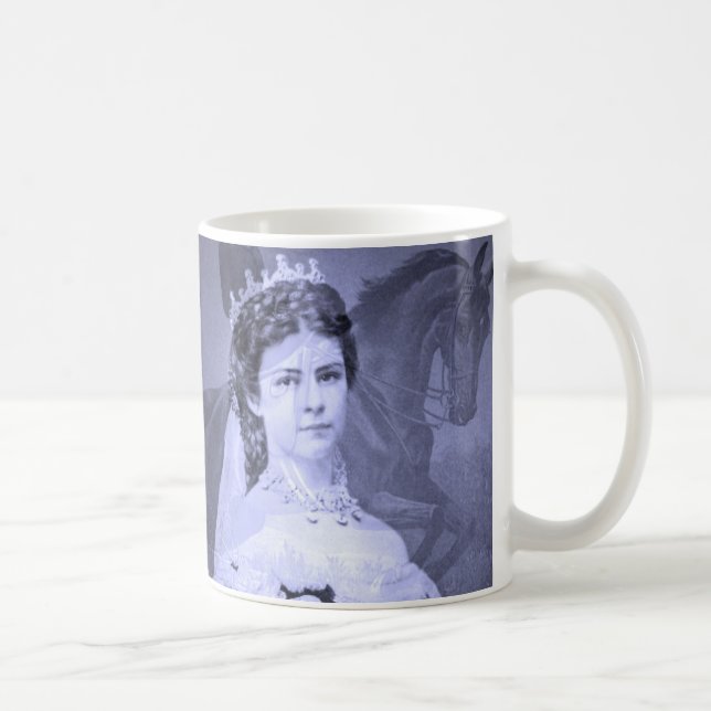 Caneca De Café Imperatriz Elisabeth de Áustria a equina Sisi (Direita)