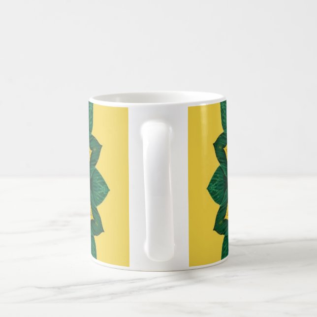 Caneca De Café Imperial Solar Flower Mandala Luxury Keychain  (Alça)