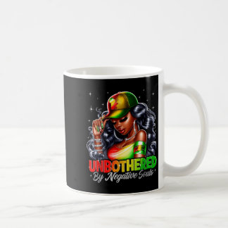 Caneca De Café Imperturbável Por Almas Negativas Mulher Negra Pre