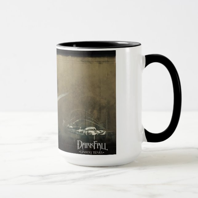 Caneca de café ímpio das guerras de Darkfall (Direita)