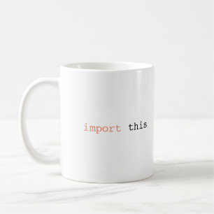 Caneca De Café Importar Este Mug
