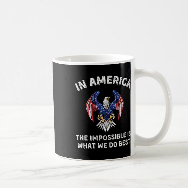 Caneca De Café Impossible Is What We Do Best Trump Inauguration D (Direita)