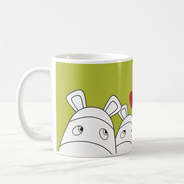 Caneca De Café Impossimals® puro - verde lindo (Esquerda)