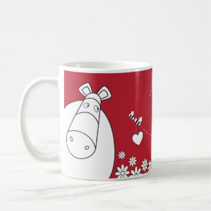 Caneca De Café Impossimals® puro - vermelho romântico