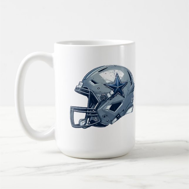 Caneca De Café Impresión de Arte de Olas Retro Vibrantes - Diseño (Esquerda)