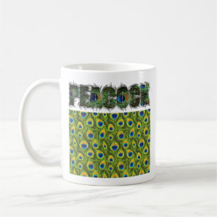Caneca De Café Impressão Animal de Peacock do felpudo Express®
