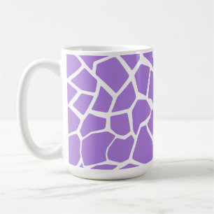 Caneca De Café Impressão animal do girafa roxo Amethyst