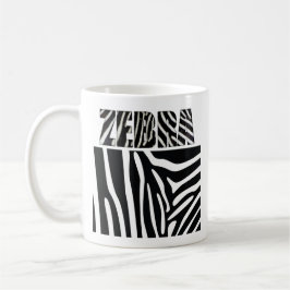 Caneca De Café Impressão animal zebra do felpudo Express®