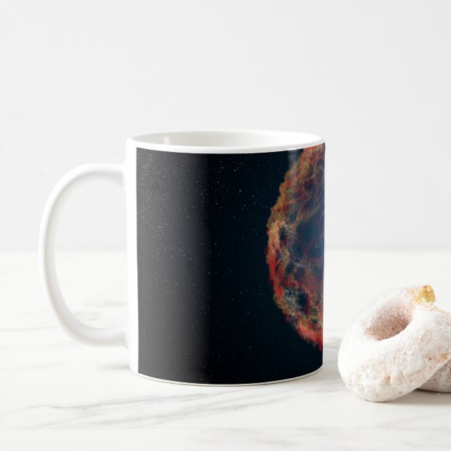 Caneca De Café Impressão Artista Da Supernova 1993j. (Com Donut)