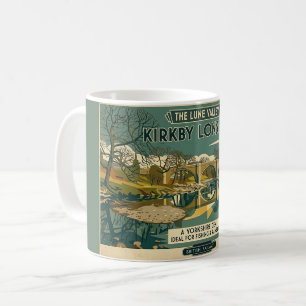 Caneca De Café Impressão artística do Retro Lune Valley Kirkby Lo