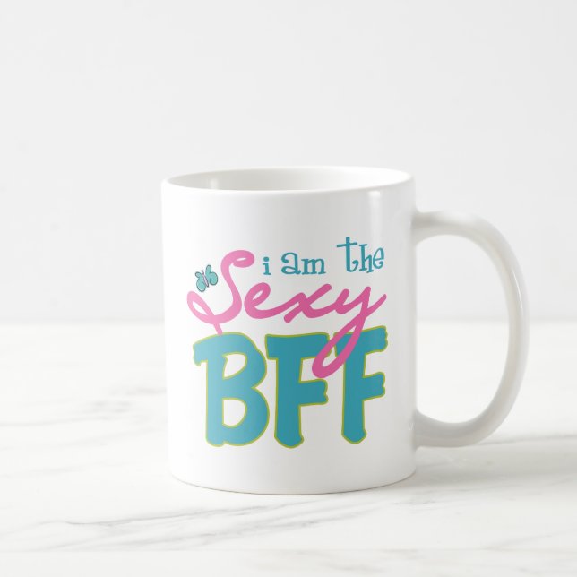 Caneca De Café Impressão BFF (Direita)