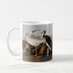 Caneca De Café Impressão Clássica do Íbis Branco de John James Au