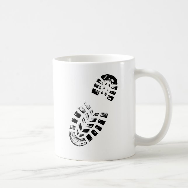 Caneca De Café impressão da bota (Direita)