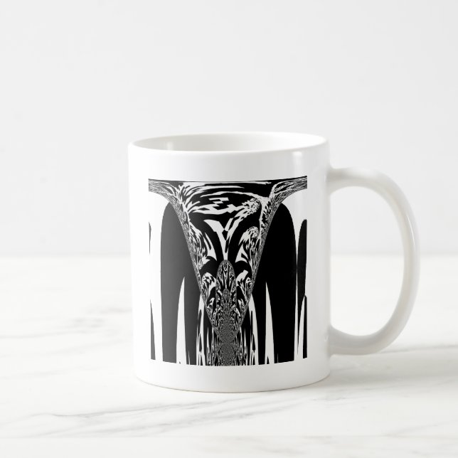 Caneca De Café Impressão de Abstrato de arte africana (Direita)
