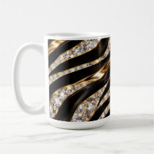 Impressão de Animal Cristal Zebra Luxo