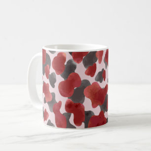 Caneca De Café Impressão de Animal de Inverno em Aquarela Rústica